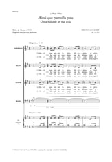 Ainsi que parmi la pree SATB choral sheet music cover